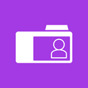 contacts, Folder DarkOrchid icon