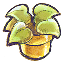plant, flowerpot DarkKhaki icon