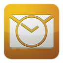 Ms, outlook Goldenrod icon