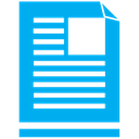 documents, Library DeepSkyBlue icon
