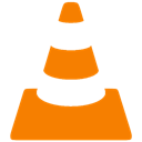 Vlc, player, media DarkOrange icon