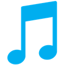 music DeepSkyBlue icon