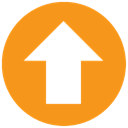 office, Center, upload, Ms DarkOrange icon