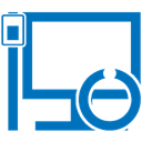 loading, Lan DarkCyan icon