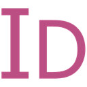 adobe, Indesign IndianRed icon