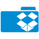 dropbox, Folder DodgerBlue icon