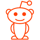 Reddit Black icon