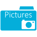Pictures, Folder DarkTurquoise icon