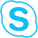 Skype DeepSkyBlue icon