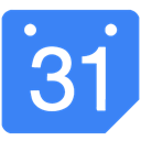 google, Calendar DodgerBlue icon