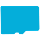 Sd, Micro DarkTurquoise icon
