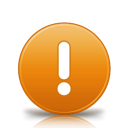 Alert, warning Chocolate icon