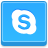 Skype DodgerBlue icon