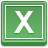Excel, Ms MediumSeaGreen icon