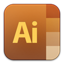 illustrator, adobe Sienna icon