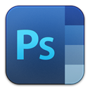 adobe, photoshop SteelBlue icon