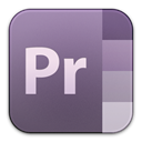 adobe, Premiere DimGray icon