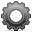 wheel, Gear, settings DarkSlateGray icon