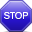 stop MediumBlue icon