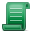 scroll, script MediumSeaGreen icon