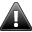 warning Black icon