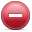 round, remove, Minus IndianRed icon