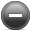 round, remove, Minus DarkSlateGray icon