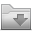 Folder, Downloads DarkGray icon