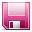 Floppy, save PaleVioletRed icon
