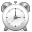 Clock, Alarm WhiteSmoke icon
