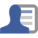 Facebook, list DarkSlateBlue icon