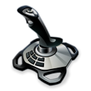 joystick Black icon