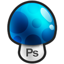 photoshop Black icon