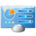 Control, Panel, Snow CornflowerBlue icon