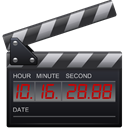 Clip, movie, timestamp, film DarkSlateGray icon