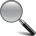 magnifying, search, Find, glass Black icon