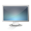 Display, monitor, screen Black icon