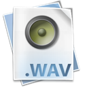 File, Audio, Wav WhiteSmoke icon
