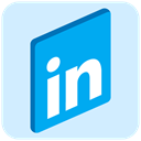 Linkedin Lavender icon