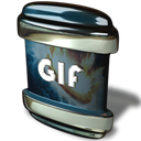 File, Gif Black icon