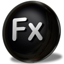 adobe, flex Black icon