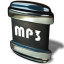 mp3, File DarkSlateGray icon