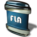 fla, File Black icon
