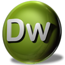 dreamweaver, adobe DarkOliveGreen icon