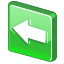 Arrow, Left, Back, previous, Direction LimeGreen icon
