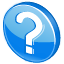 help, support, question, about, query DodgerBlue icon