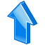 Direction, upload, Up, Arrow Icon