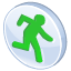 Delivery, Man, sports, life, Forward, Courier, people, Run, Fast, runner, sport, Running, faster Lavender icon