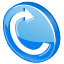 update, repeat, Reload, refresh, glossy, Arrow, renew DodgerBlue icon