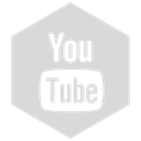 youtube, six, gray Gainsboro icon